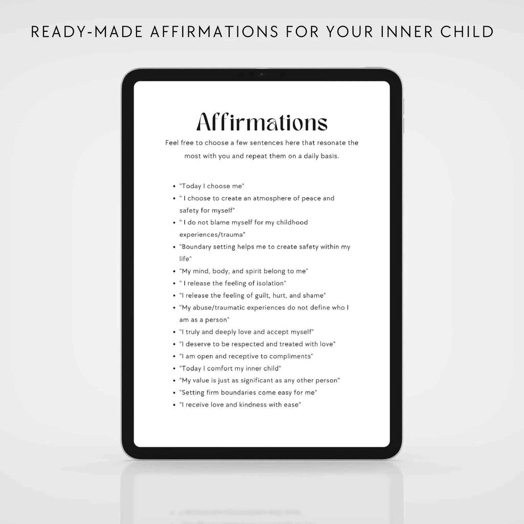 The Inner Child Digital Workbook
