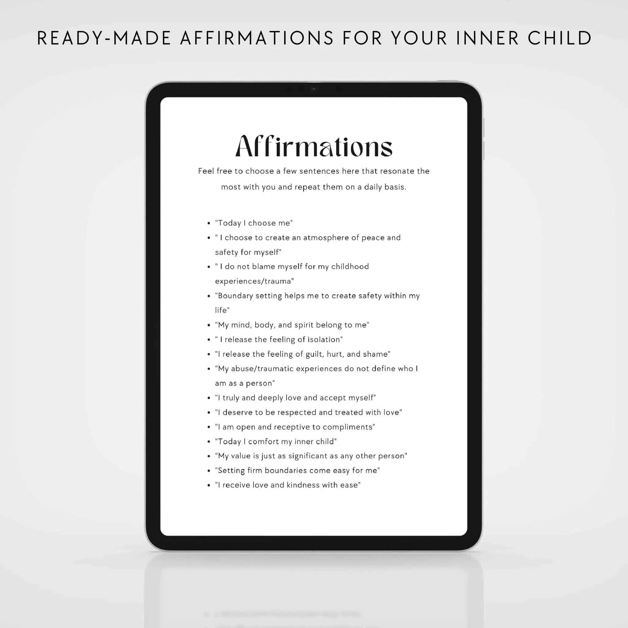 The Inner Child Digital Workbook