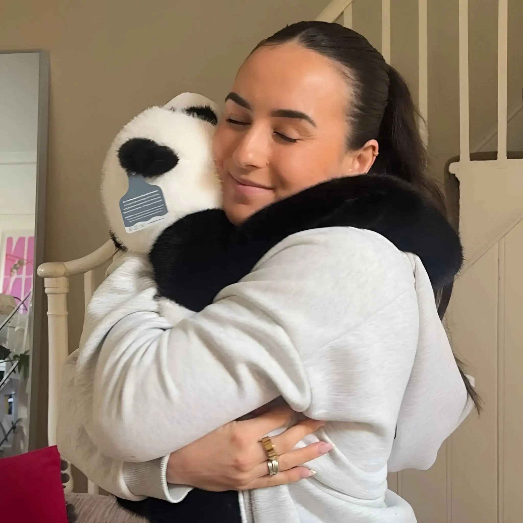 Pookie the Panda Weighted Animal for Valentine's Day
