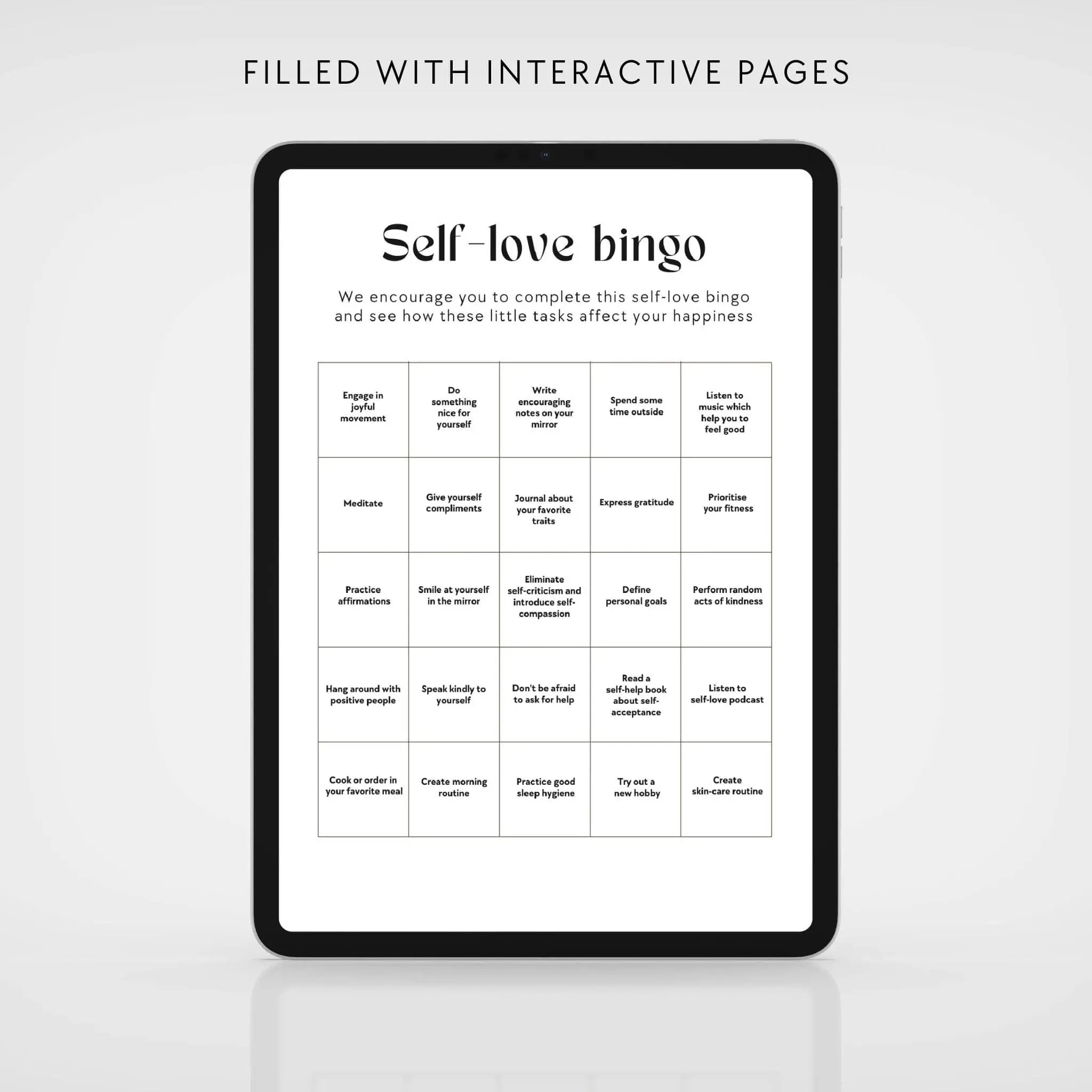 The Self-Love Digital Workbook