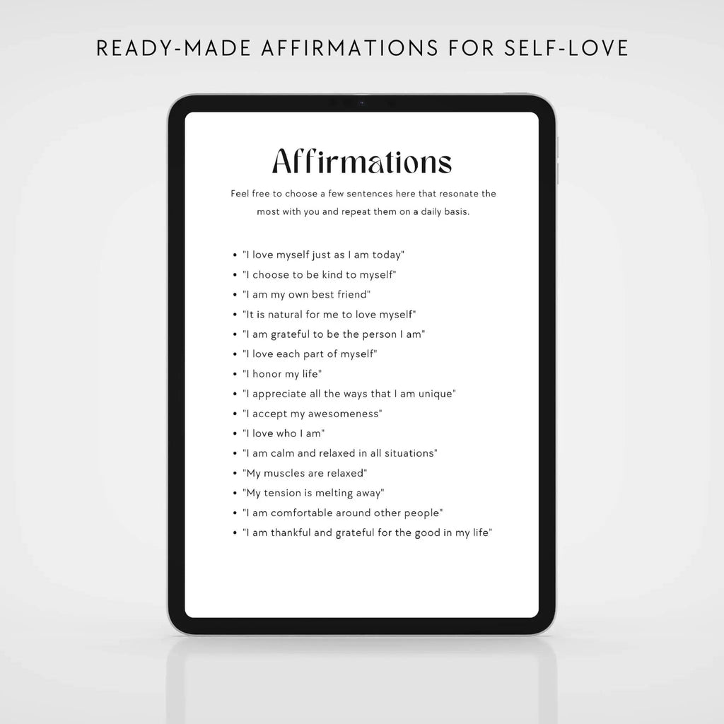 The Self-Love Digital Workbook