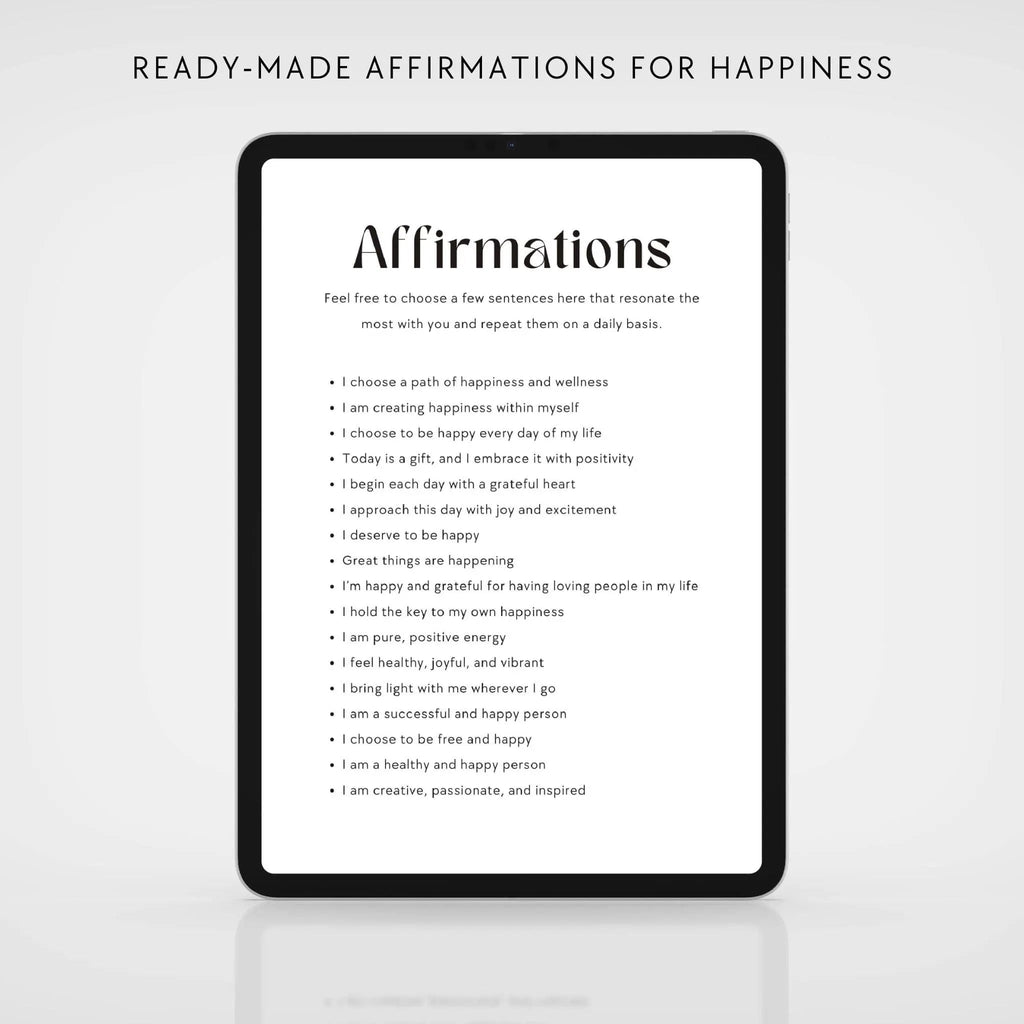 The Happiness Digital Workbook