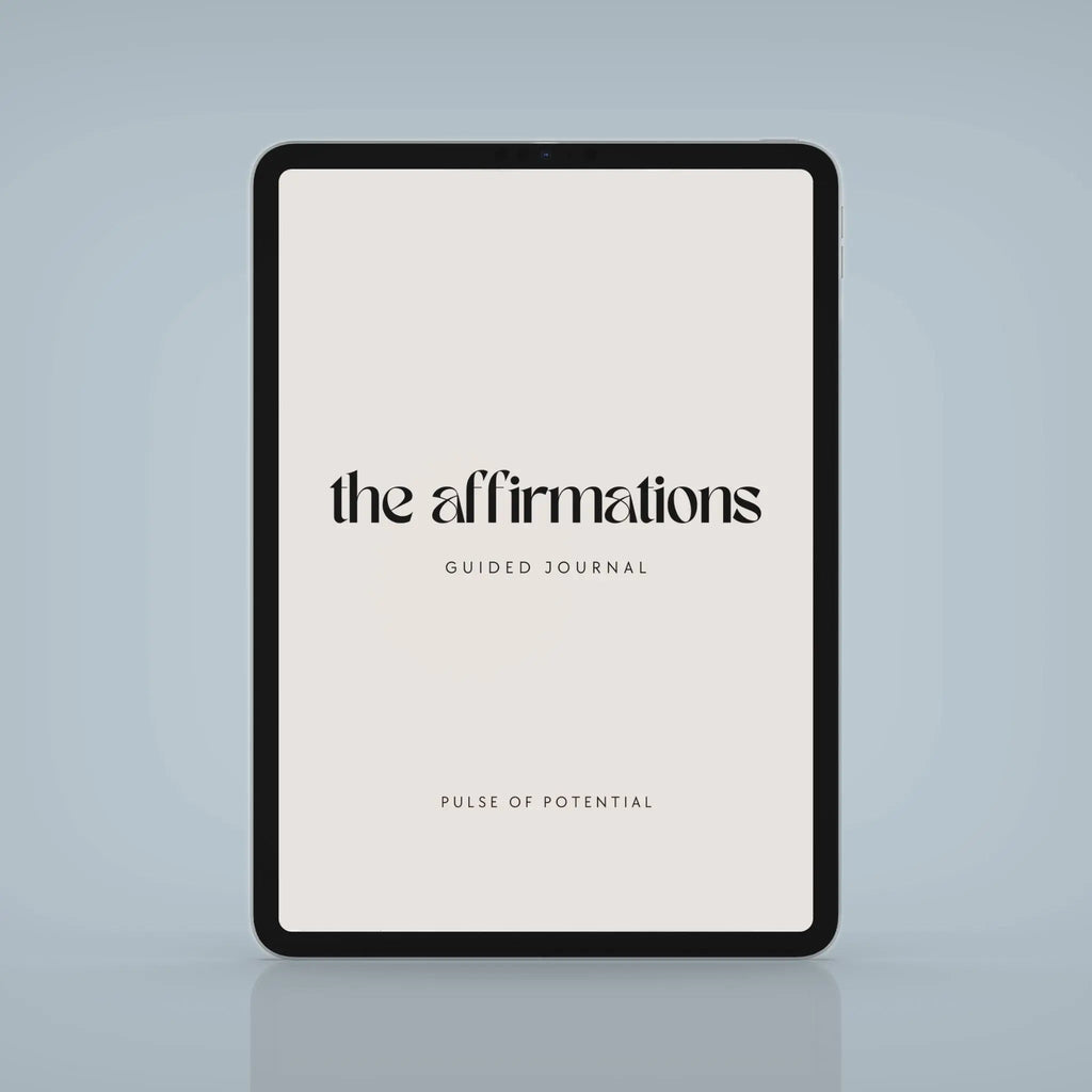The Affirmations Digital Fillable Journal