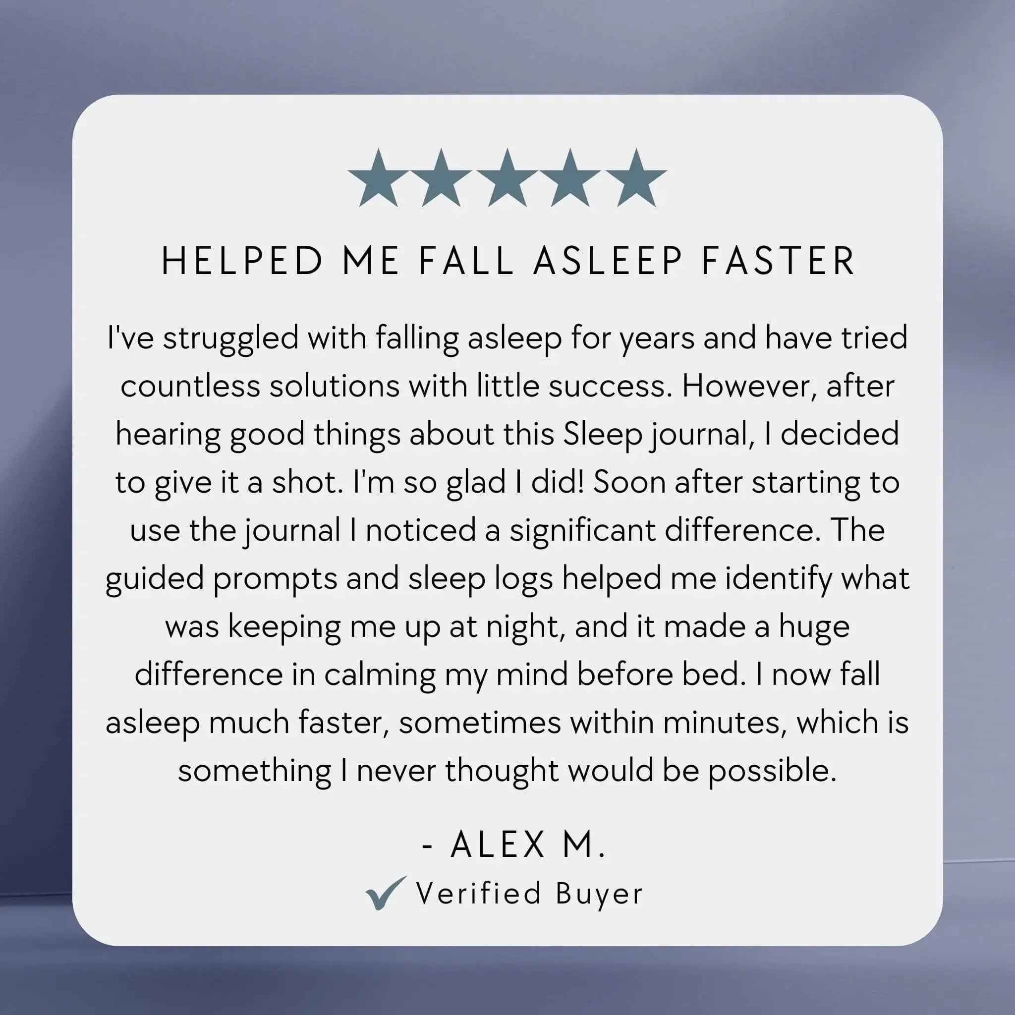 The Sleep Guided Journal