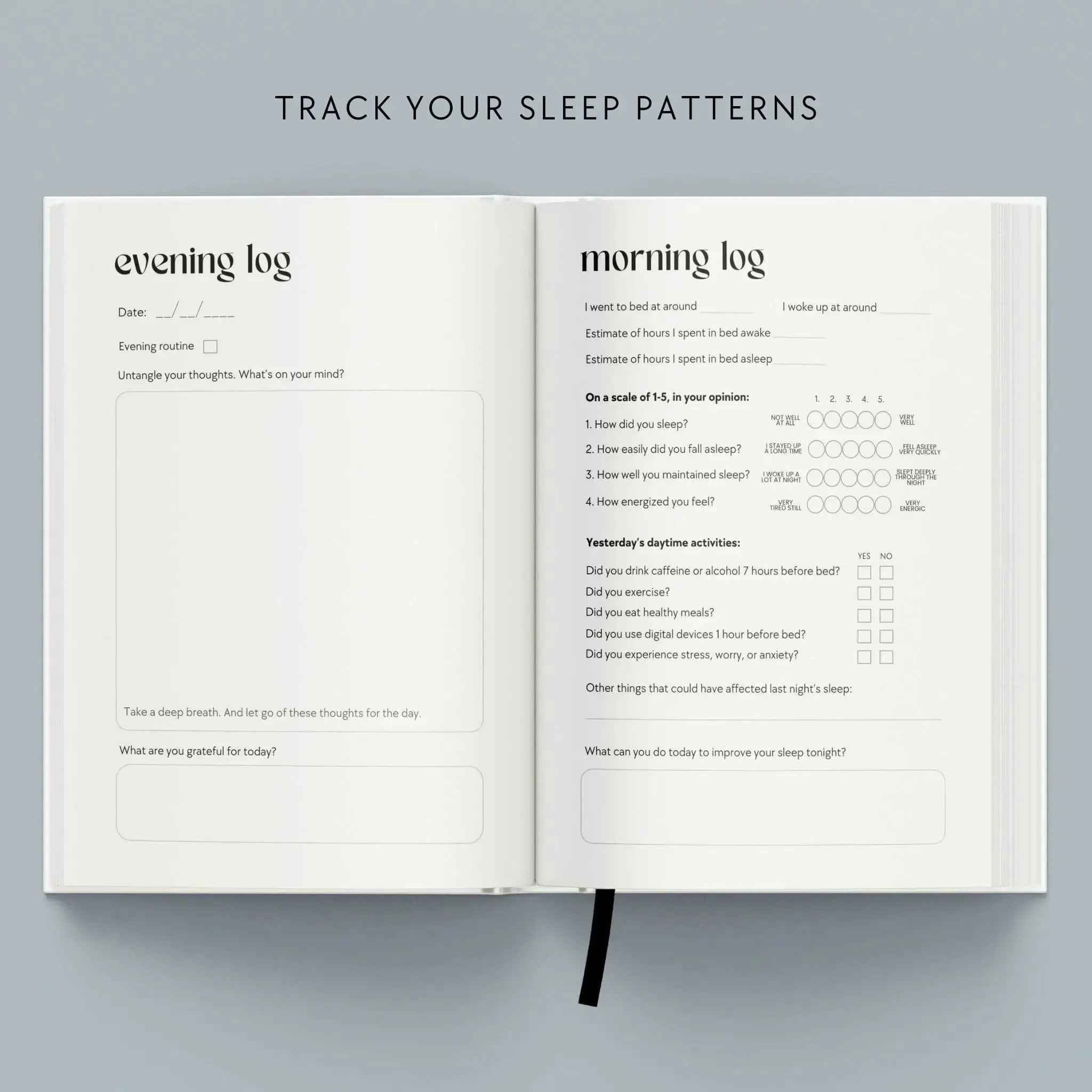 The Sleep Guided Journal