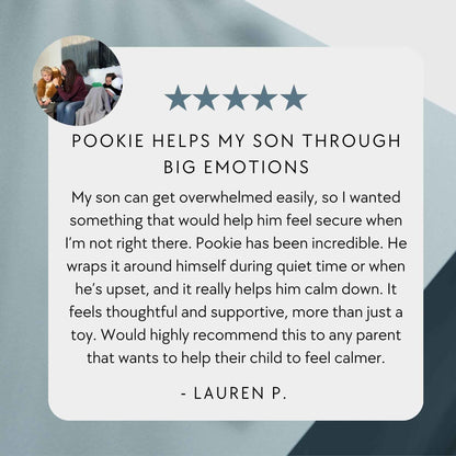 Pookie the Panda Weighted Hug Buddy for Children