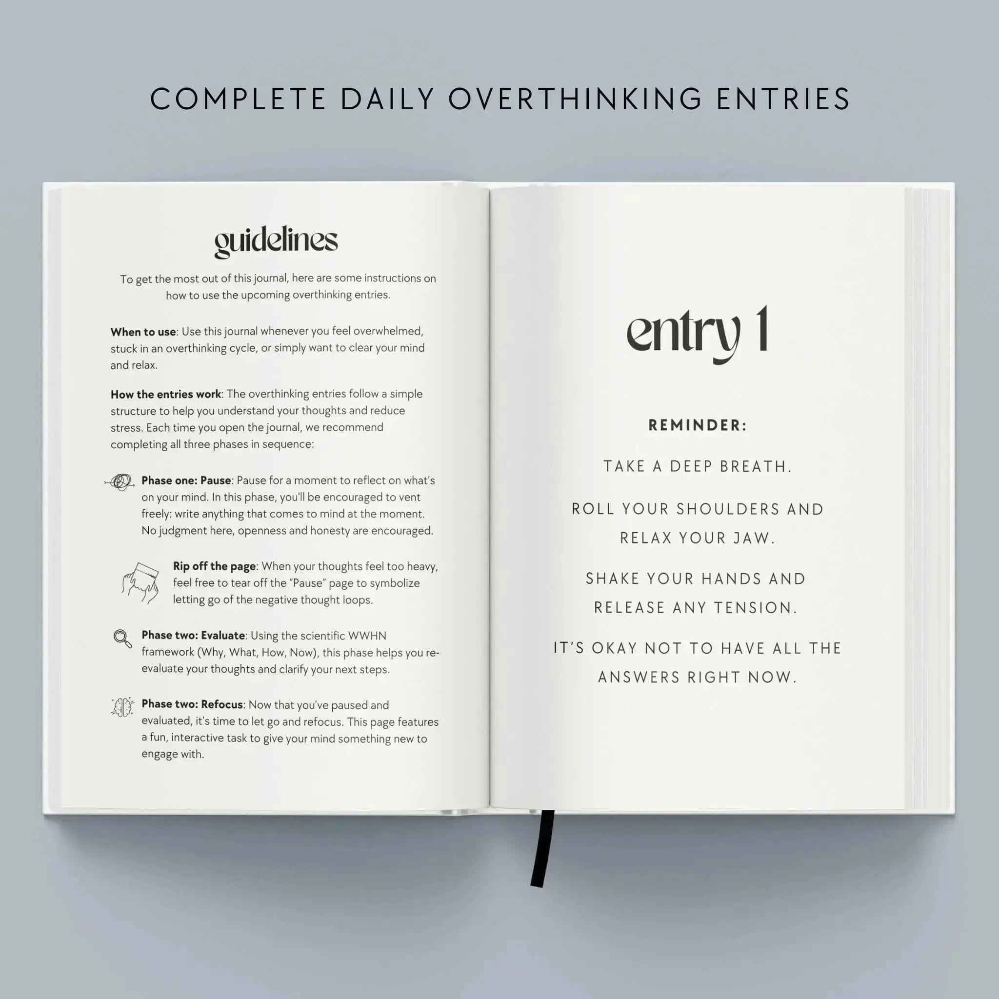 The Overthinking Guided Journal