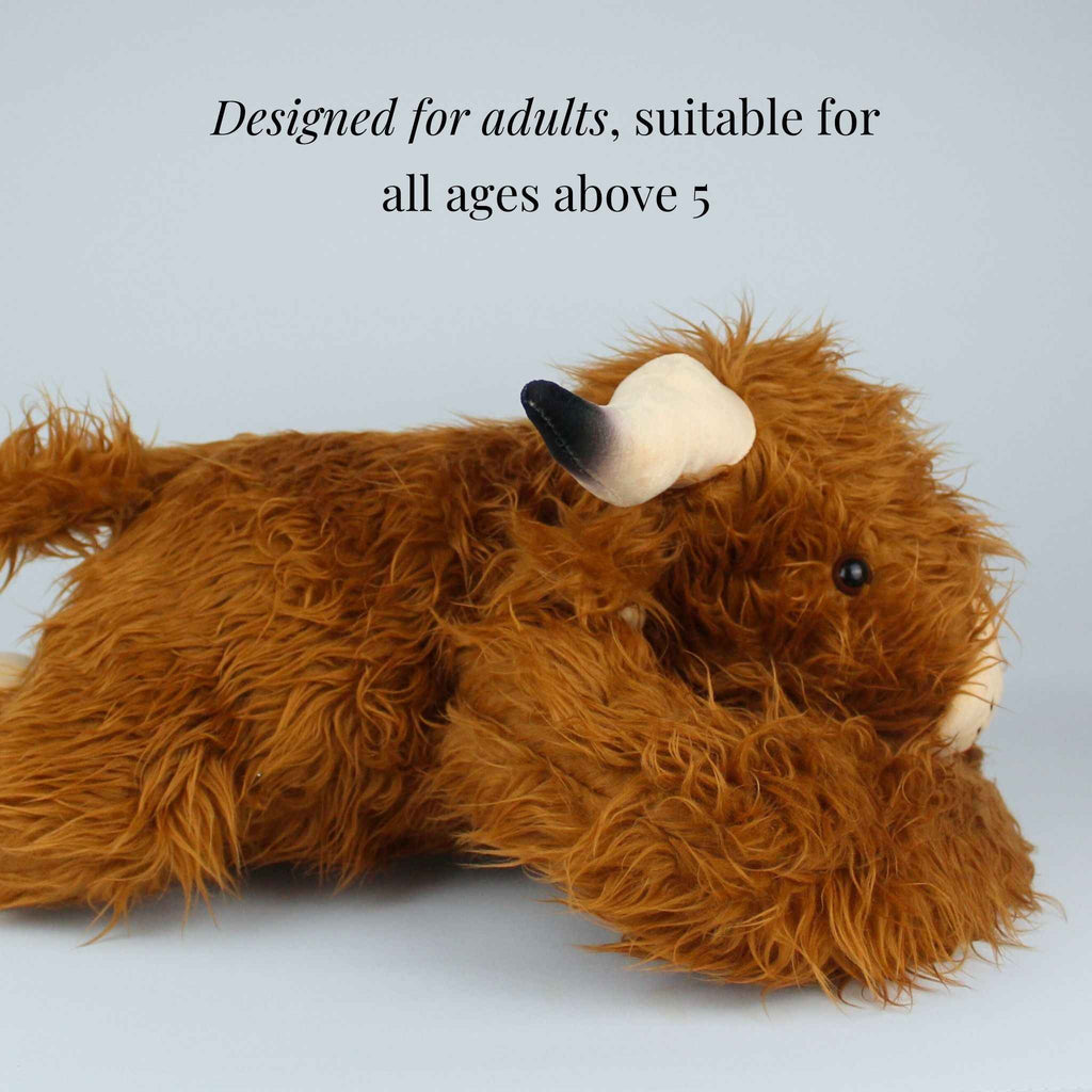 Hallie the Highland Cow Weighted Animal
