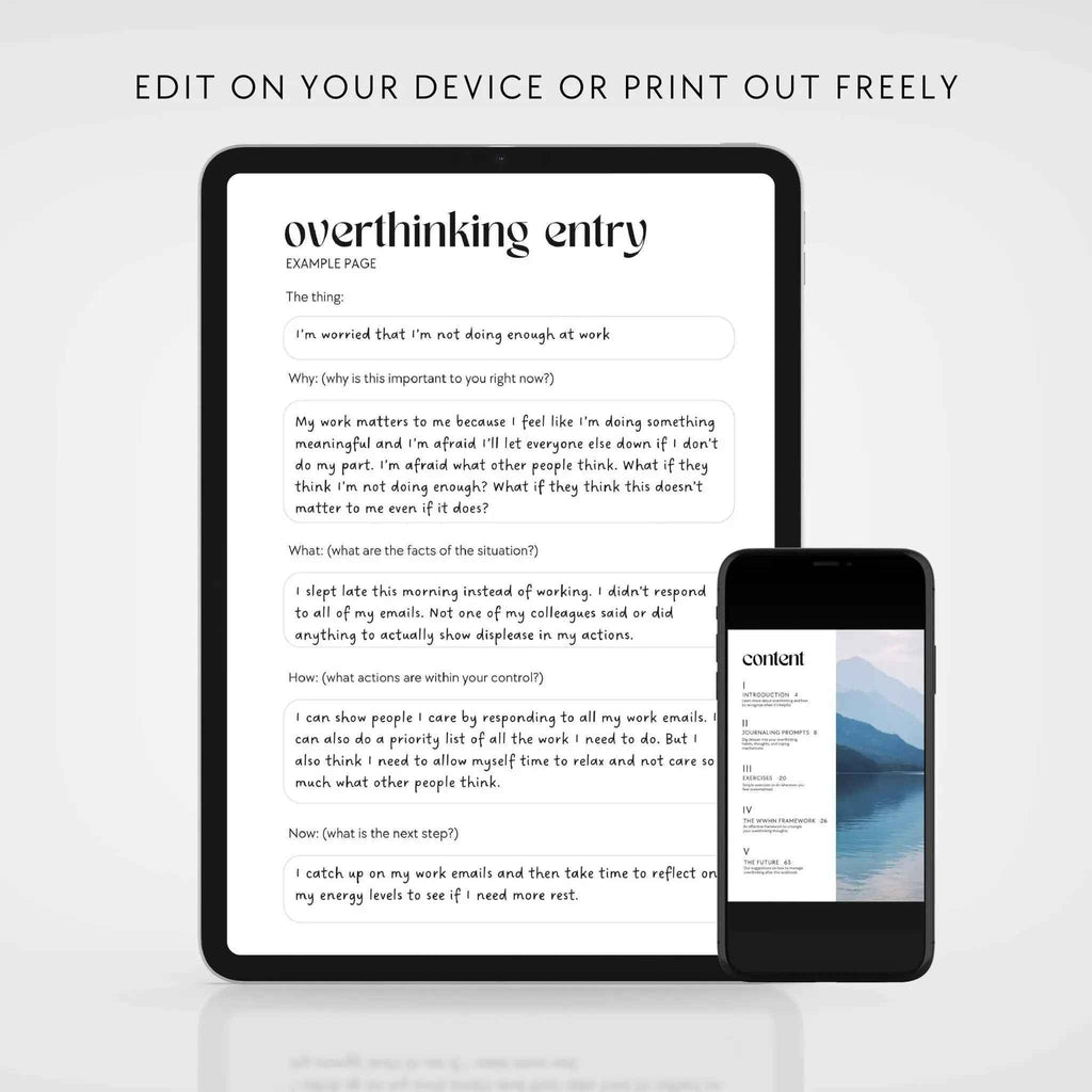 The Overthinking Digital Workbook