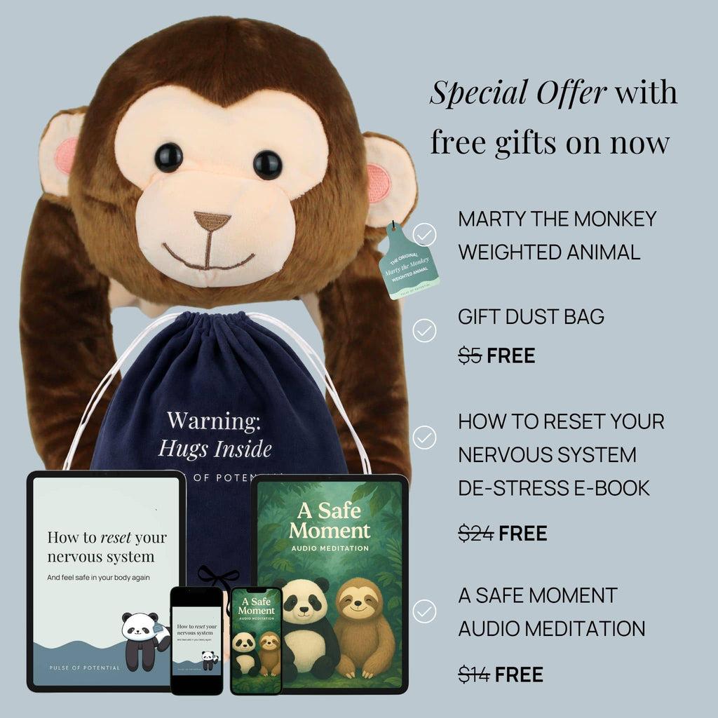 Marty the Monkey Weighted Animal