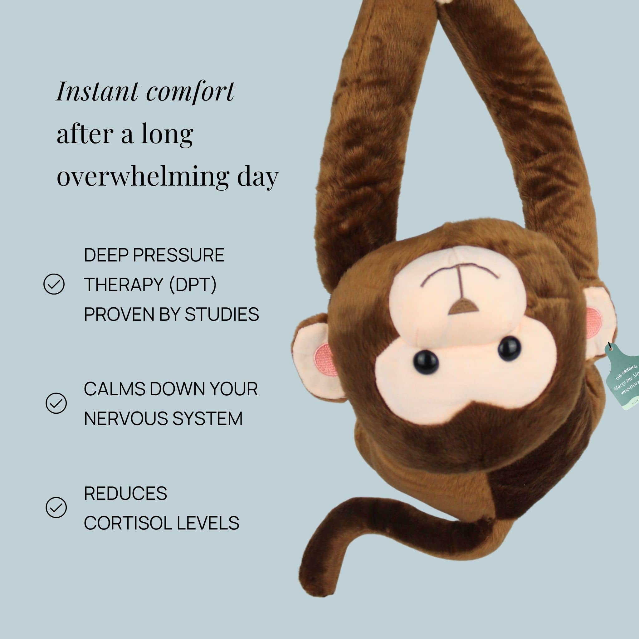 Marty the Monkey Weighted Animal