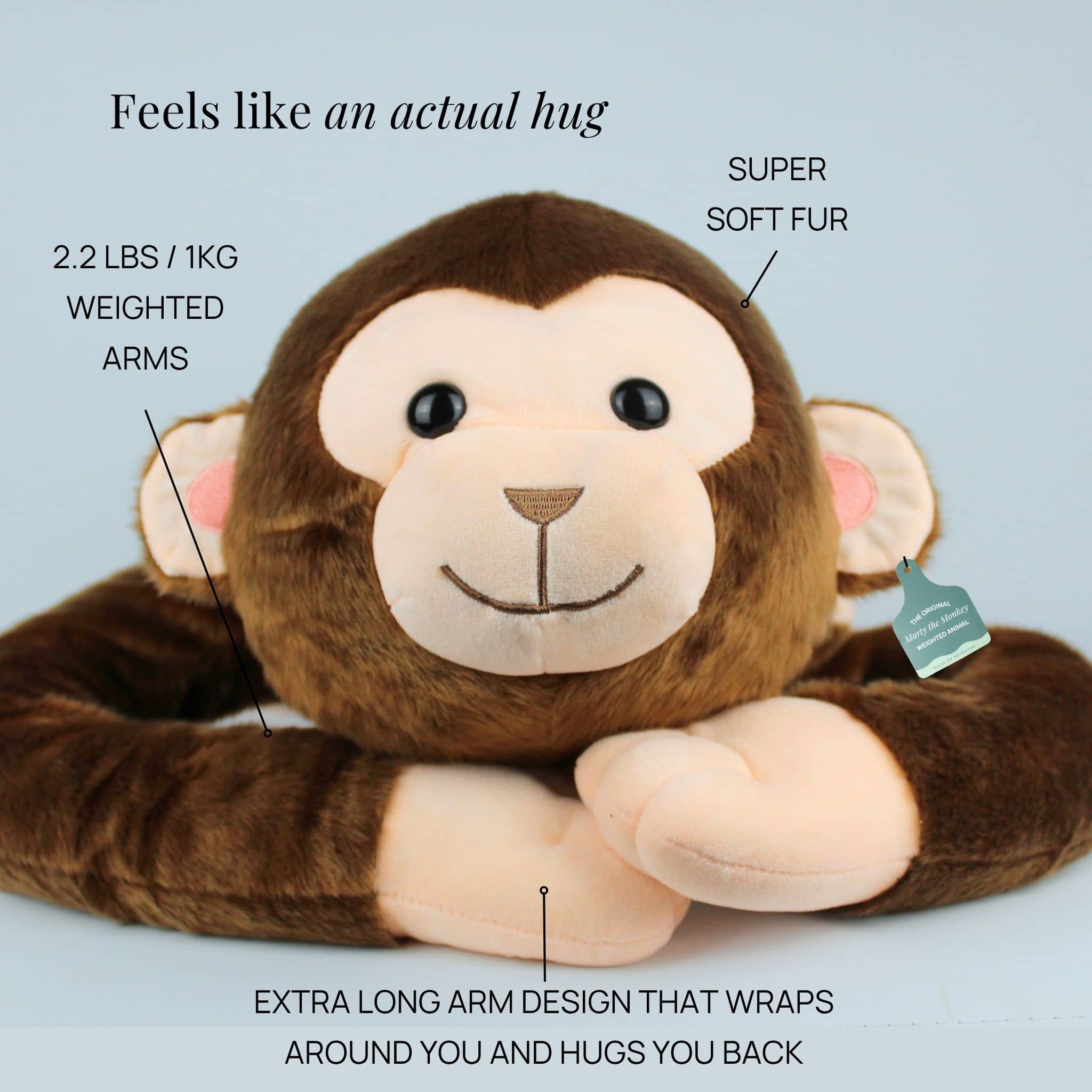 Marty the Monkey Weighted Animal