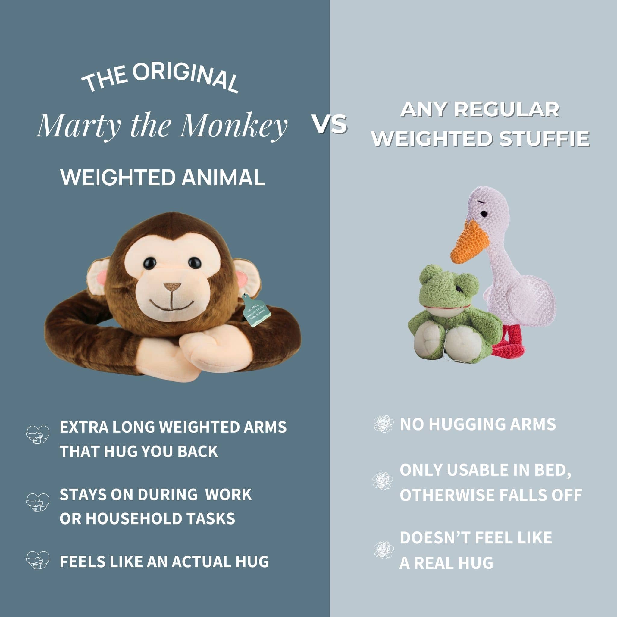 Marty the Monkey Weighted Animal
