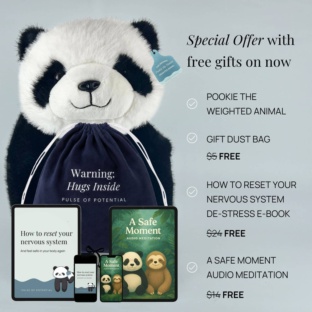 Pookie the Panda Weighted Animal