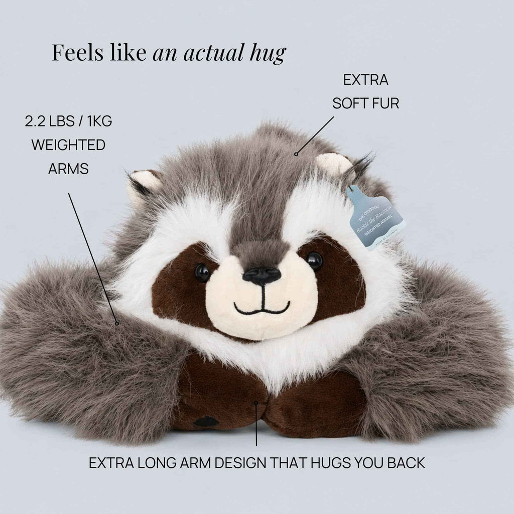 Rockie the Raccoon Weighted Animal